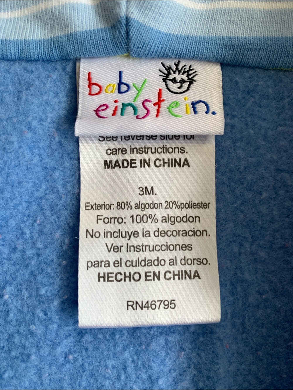 3M Baby Einstein Jacket with Dog Vintage Retro Y2K Gen Z - Picture 4 of 7